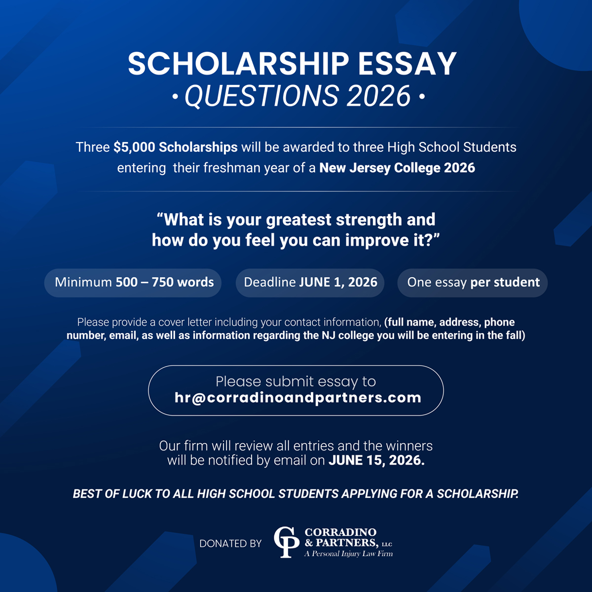 Scholarship Opportunity